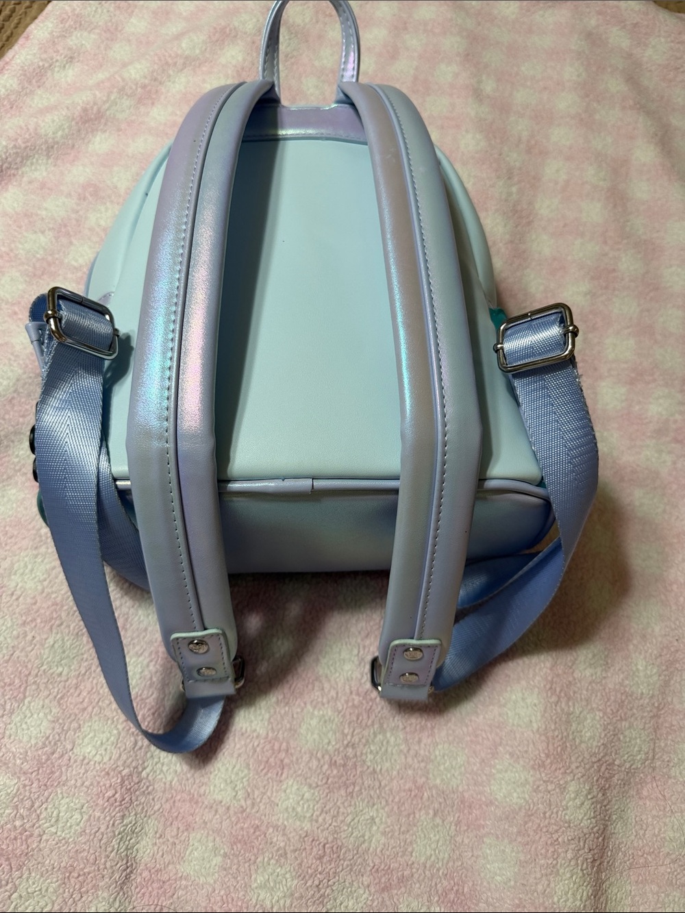 Loungefly Eeyore Floral Butterfly Mini Backpack - Teal & Lavender - Picture 11 of 11